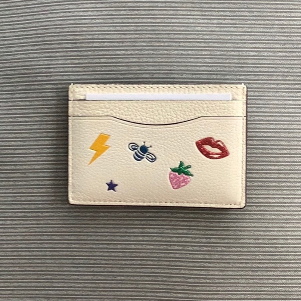 Coach Ivory Card Holder